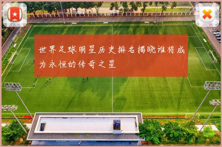 世界足球明星历史排名揭晓谁将成为永恒的传奇之星